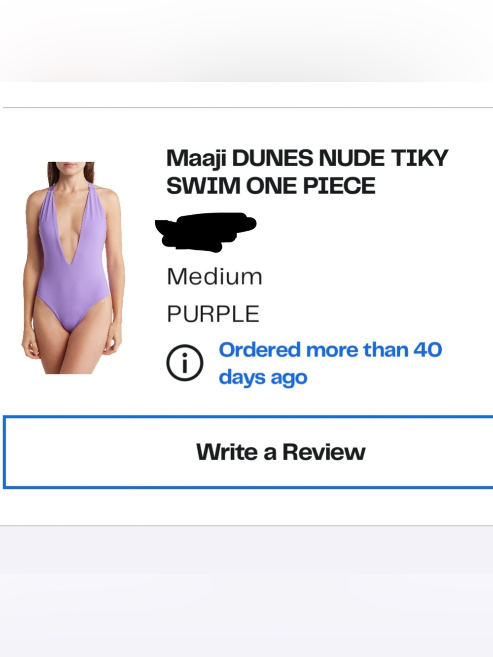 Maaji Lilac V-Neck One-Piece Swimsuit - reversible